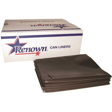 Renown 33 Gal. Natural 1.7 mil 33 in. x 40 in. Can Liner, 100PK REN33303IB